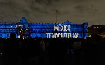 "Es un orgullo ser de México"; finalizan funciones del espectáculo "Memoria Luminosa. México Tenochtitlán 700 años"