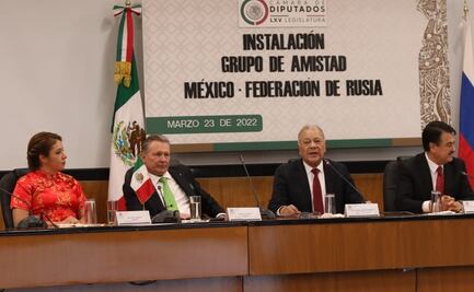 Instalan en San Lázaro el Grupo de Amistad México-Federación de Rusia