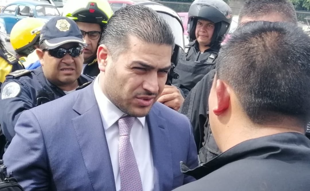 Omar García Harfuch, titular de la policía capitalina . Fotografía: @Claudiashein