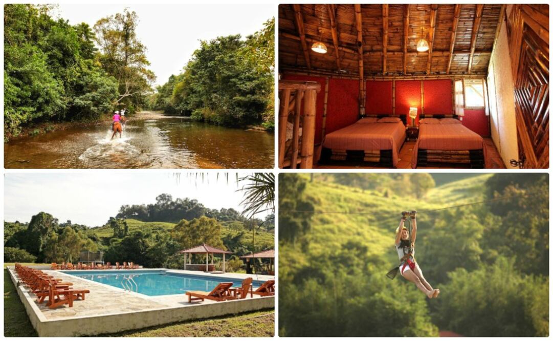 Cabañas, alberca y múltiples actividades en contacto con la naturaleza es lo que ofrece Paraíso de Ayotoxco.  (Foto: Cortesía Paraíso de Ayotoxco)