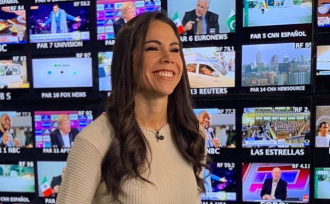 La conductora lució un atuendo increíble en su noticiario. Foto: Instagram