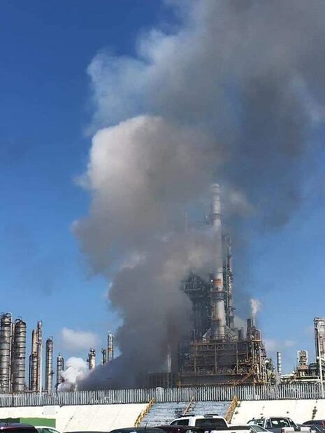 Se registró incendio en Complejo Petroquímico "Cangrejera", en Coatzacoalcos