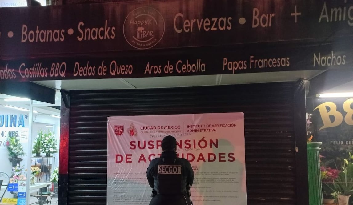 Desmantelan fiesta clandestina en Benito Juárez; suspenden y clausuran cinco establecimientos. Foto: Especial