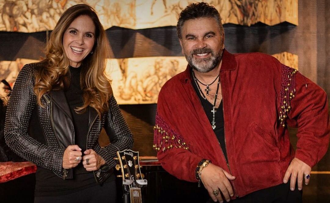 Manuel Mijares y Lucero. Fuente: Instagram @luceromexico