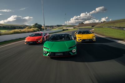 Lamborghini Temerario: contacto en pista