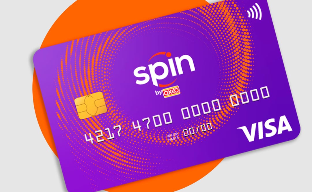 Tarjeta spin by Oxxo. Foto: Spin by Oxxo