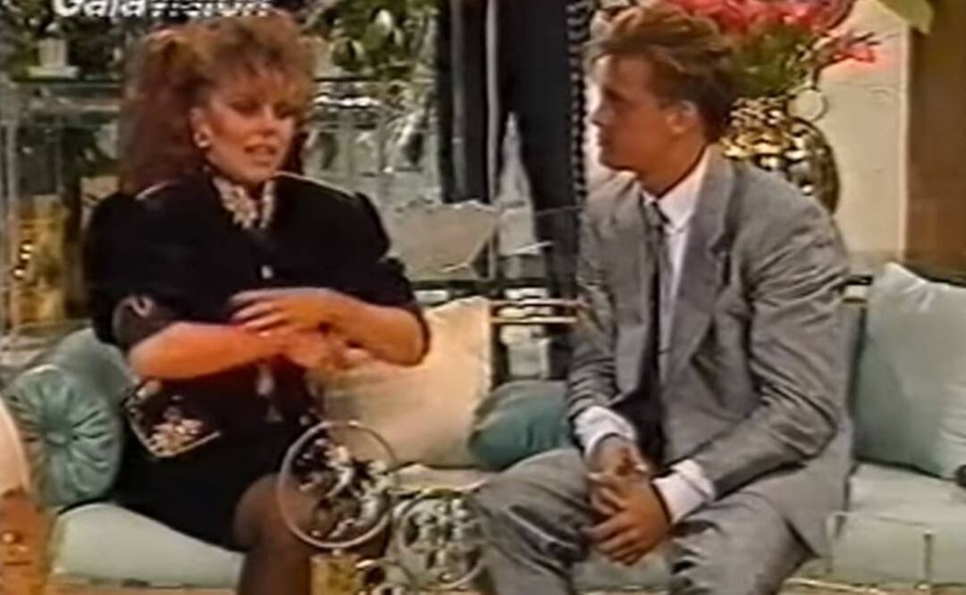 Luis Miguel habló con Verónica Castro de su familia Foto: Tomada de video