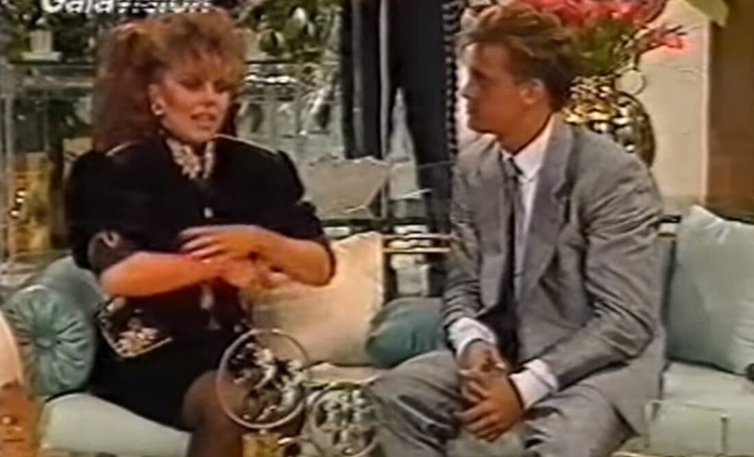 Luis Miguel habló con Verónica Castro de su familia Foto: Tomada de video