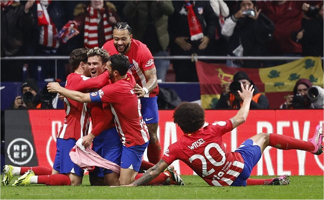Atlético de Madrid avanza a los cuartos de final de la Copa del Rey. FOTO: EFE