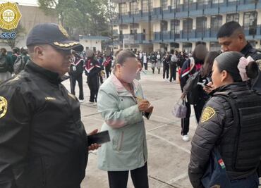 Amenaza de balacera en secundaria de Santa María la Ribera fue falsa: García Harfuch