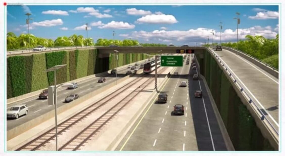 Paisaje y vista del corredor Cancún-Tulum cambiará con Tren Maya