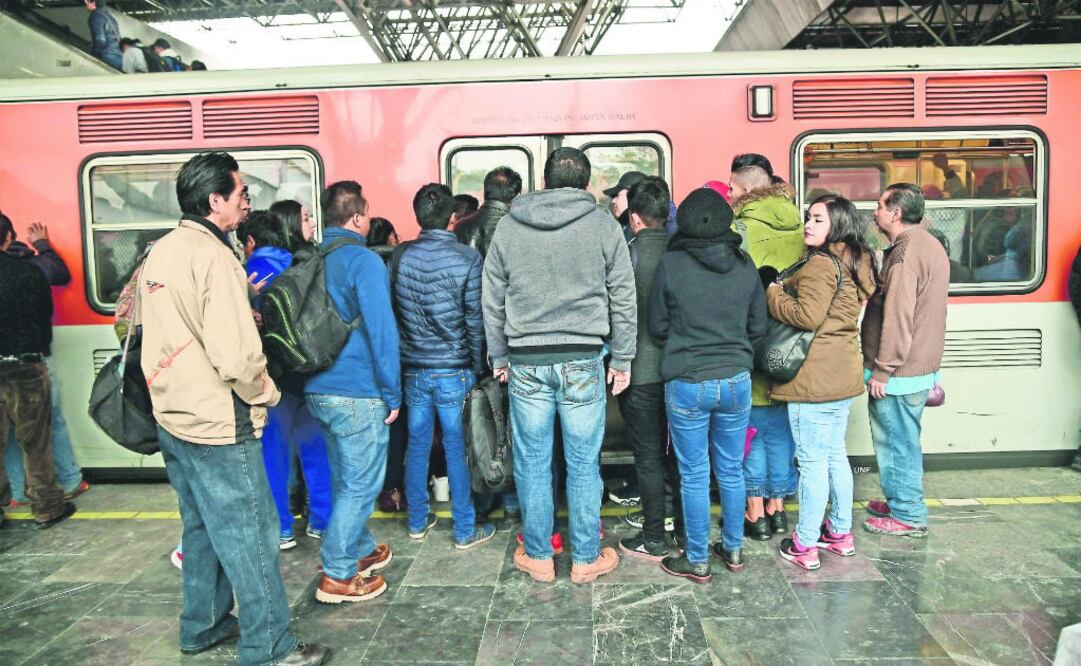 Ayer el Sistema de Transporte Colectivo Metro se vio afectado por fallas eléctricas. FOTO: EL UNIVERSAL