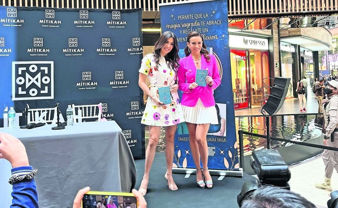 Junto a Tamara Vargas, Ingrid Coronado presentó un libro. Foto: Ingrid Coronado
