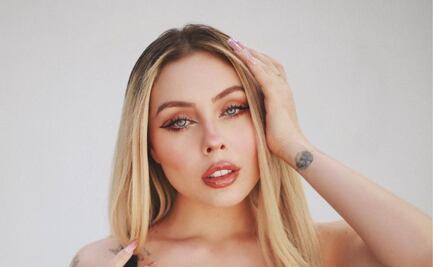 Maya Nazor modeló el top de encaje más chic de la temporada