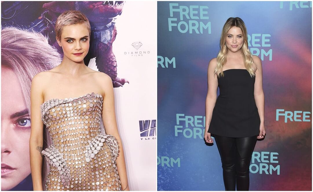 Cara Delevingne y Ashley Benson. Fotos: EFE y AP