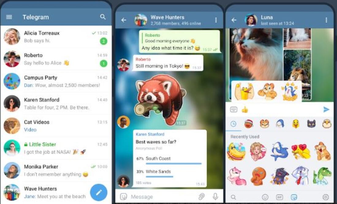 Telegram está eliminando grupos públicos que incitan a la violencia.