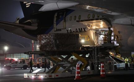 Llega a México el cuarto vuelo con insumos médicos desde China