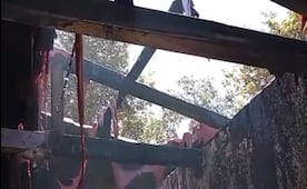 Se incendia capilla en Vanavil, Chiapas; siniestro habría ocurrido por un descuido con las veladoras colocadas alrededor del altar