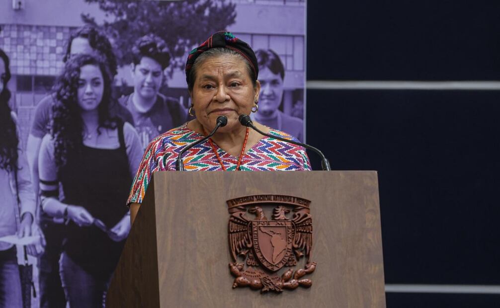 Rigoberta Menchú, Premio Nobel de la Paz 1992. Foto: Gabriel Pano/ EL UNIVERSAL