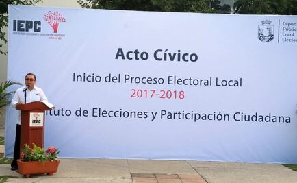 Arranca proceso electoral en Chiapas