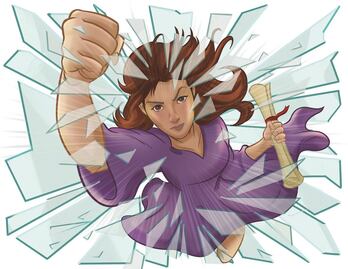 Mujeres rompiendo el techo de cristal