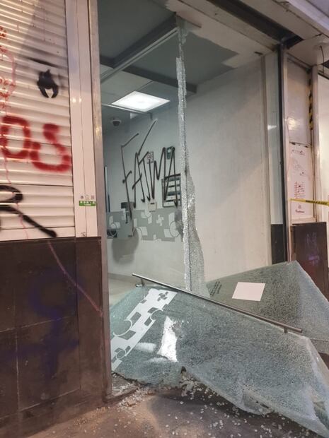 Fátima, el nombre de la niña fue recurrente en las pintas de la marcha del 8M