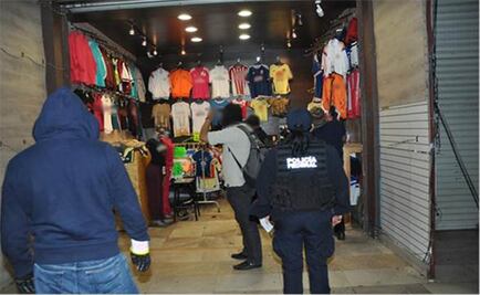 Decomisan cuatro toneladas de ropa "pirata"