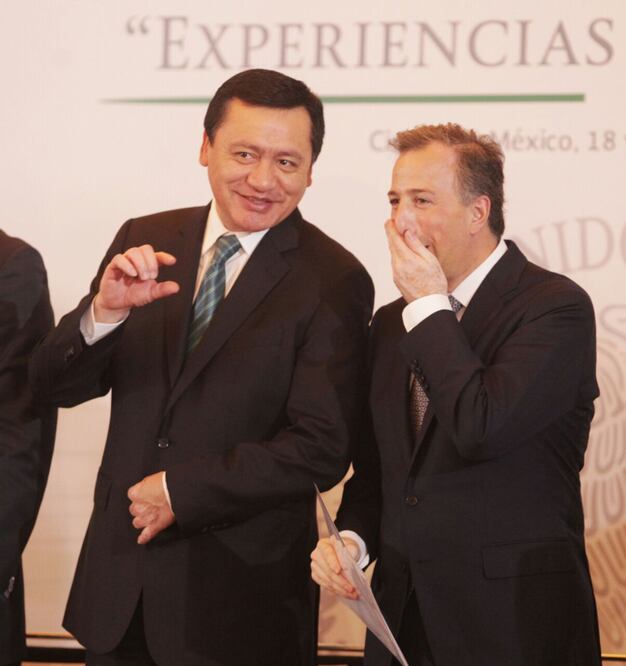 Los secretarios de Gobernación y Relaciones Exteriores (Ramón Romero/ EL UNIVERSAL)