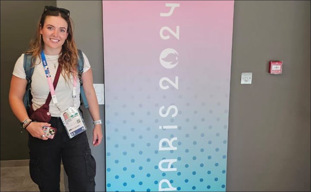 Sofía Reinoso fue la primera mexicana en llegar a la Villa Olímpica / Foto: Comité Olímpico Mexicano