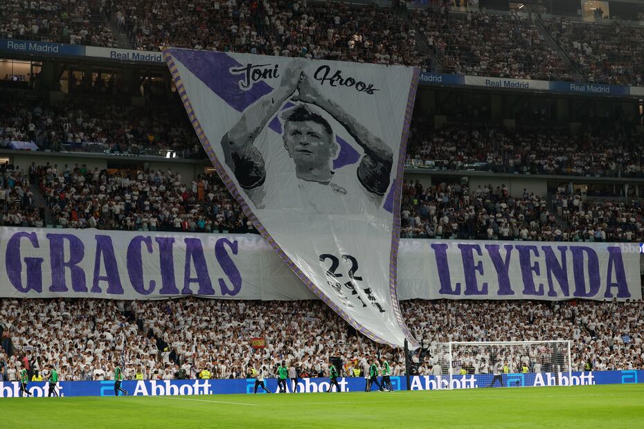 Despedida de Toni Kroos en el Estadio Santiago Bernabéu - Foto: EFE