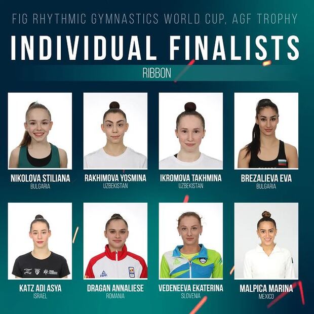 Finalistas de la Copa del Mundo de Gimnasia Rítmica - Foto: Azerbaijan Gymnastics Federation
