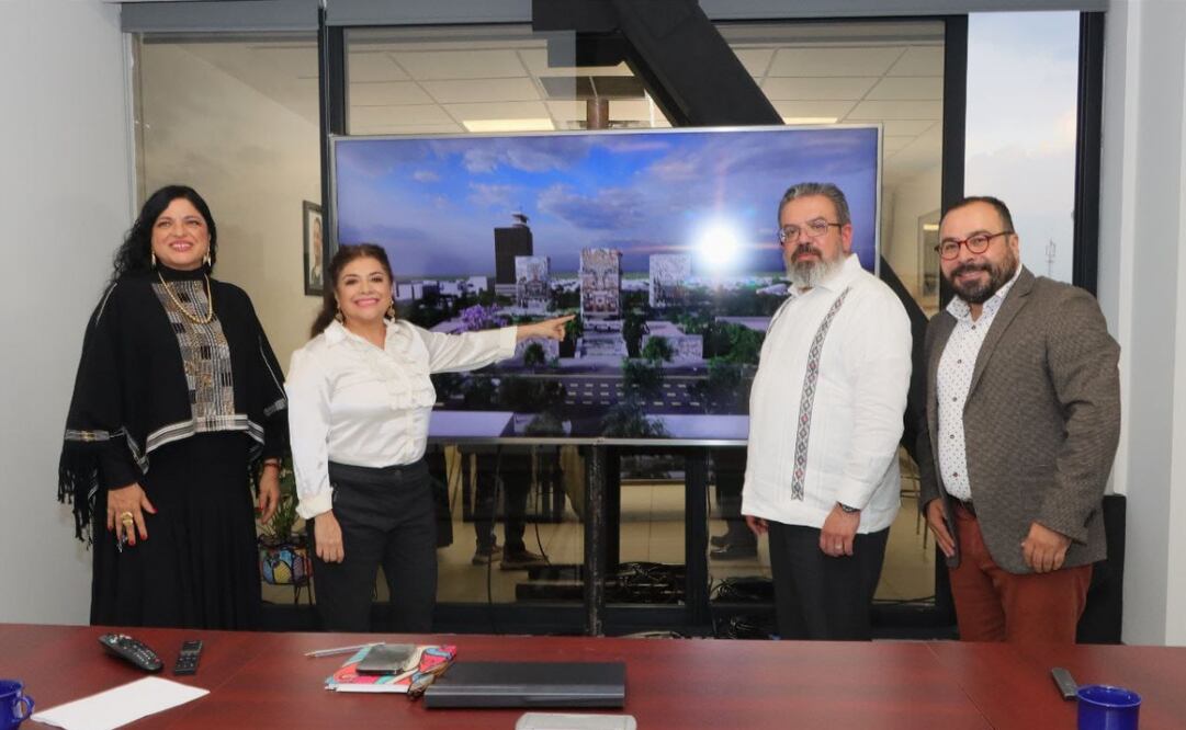Clara Brugada, busca la recuperación del patrimonio cultural del Centro SCOP y el Parque del Muralismo Mexicano. Foto: Especiales