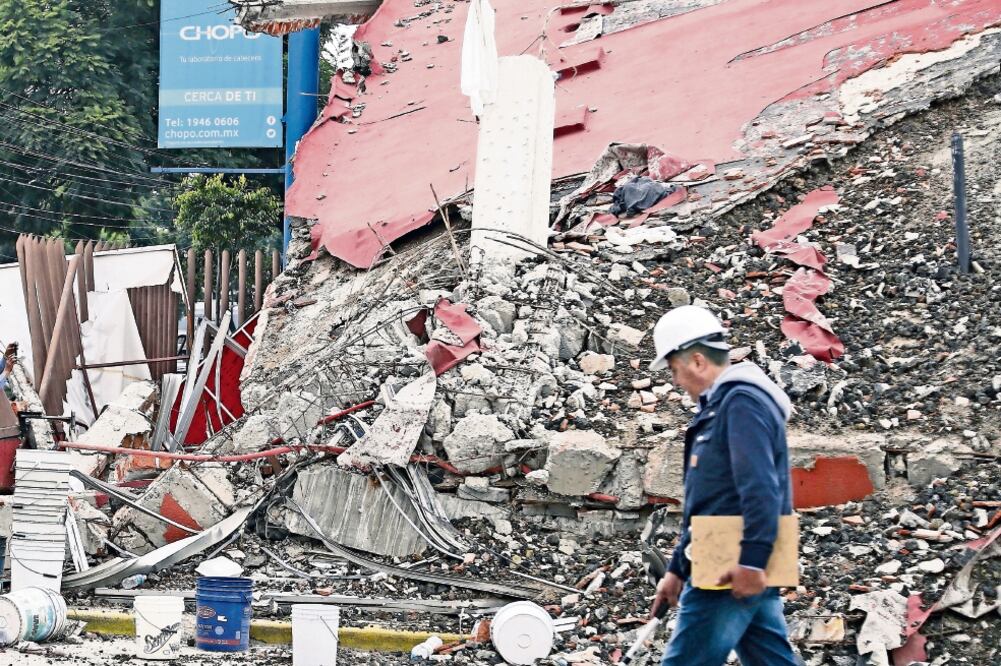 Zonas afectadas. Tras los terremotos que sacudieron al país, la Ciudad de México fue una de las zonas que registró más daños (ALEJANDRO ACOSTA. EL UNIVERSAL)