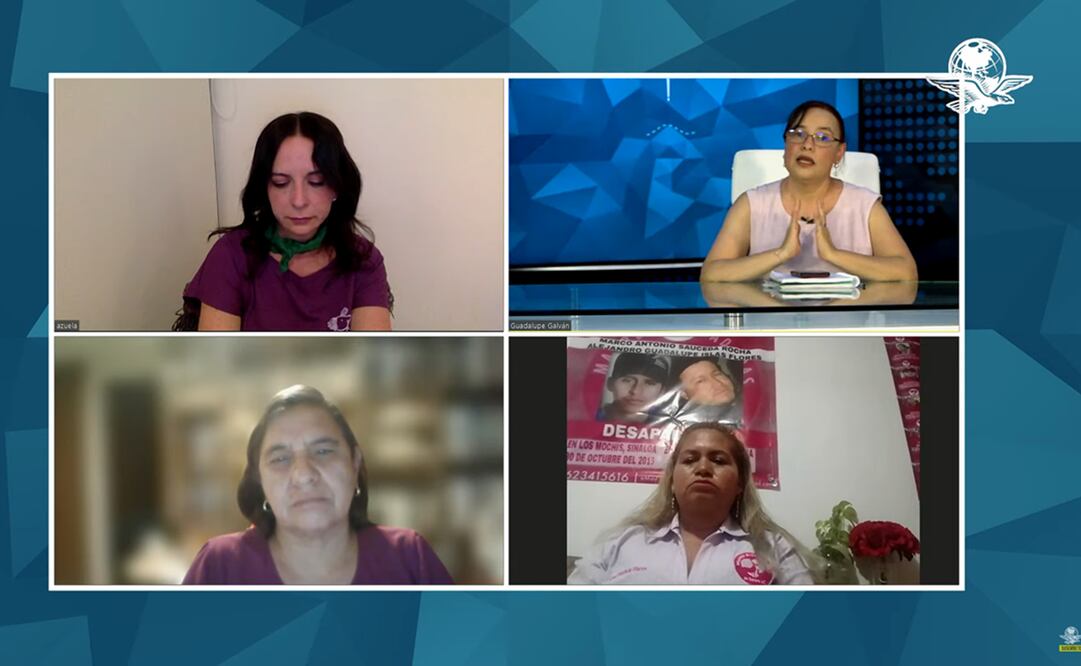 Conversación tras jornada de protest por el Día Internacional de la Mujer / Foto: Captura Youtube EL UNIVERSAL