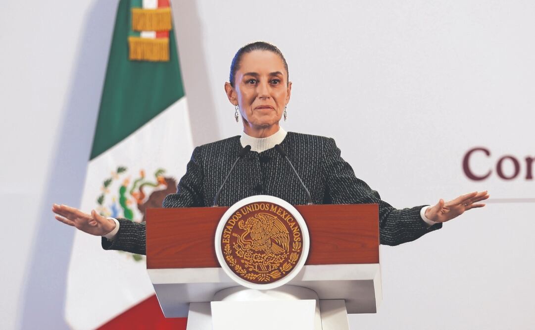 La presidenta Claudia Sheinbaum Pardo anunció que su gobierno impulsará el proceso de digitalización y se le dará continuidad al proyecto del exmandatario Andrés Manuel López Obrador. Foto: de HUGO SALVADOR. EL UNIVERSAL