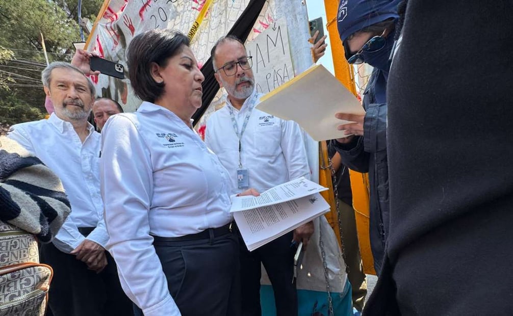 Entregan carta de no represalias contra movimiento estudiantil (17/03/2026). Foto: Justino Miranda / EL UNIVERSAL