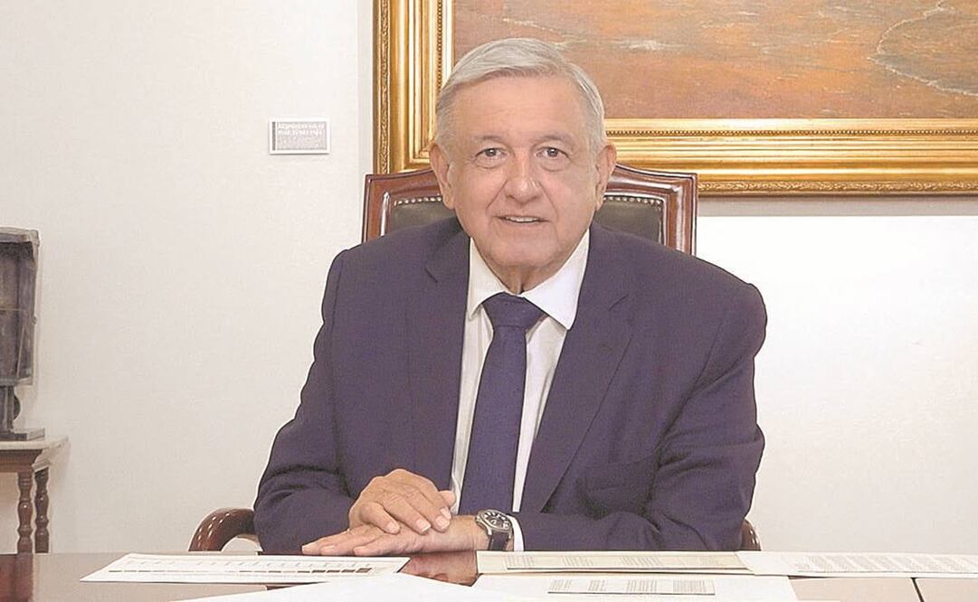 El presidente Andrés Manuel López Obrador aseguró en un videomensaje desde Palacio Nacional que el peso mexicano se está fortaleciendo. Foto: ESPECIAL