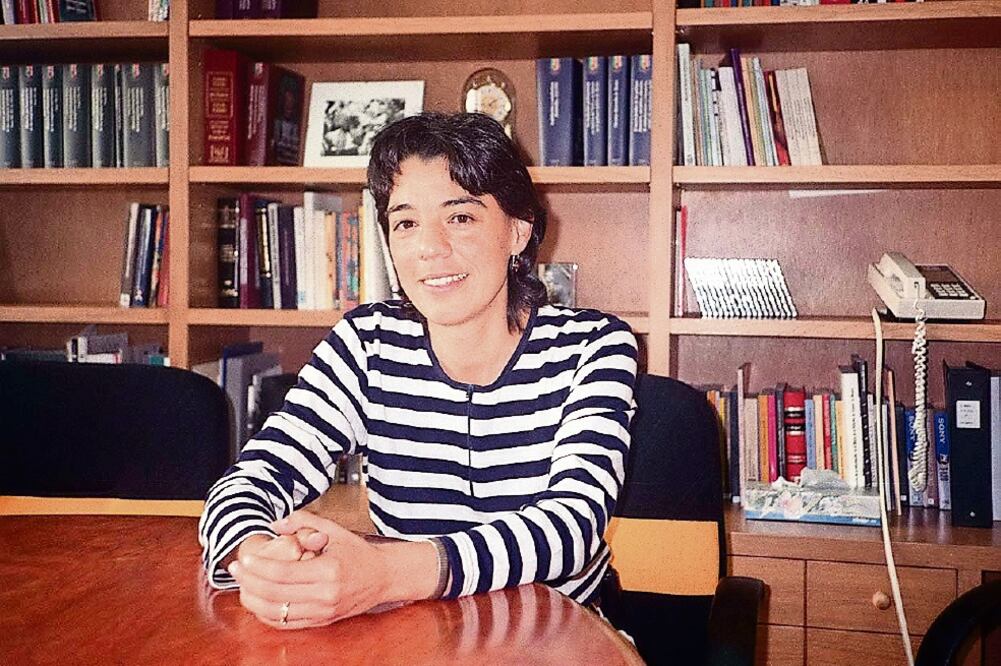 Patria Jiménez, vocera del Frente Orgullo Nacional MX, señala que el ánimo de la organización no es confrontarse sino hacer presencia y defender el Estado laico (ARCHIVO EL UNIVERSAL)