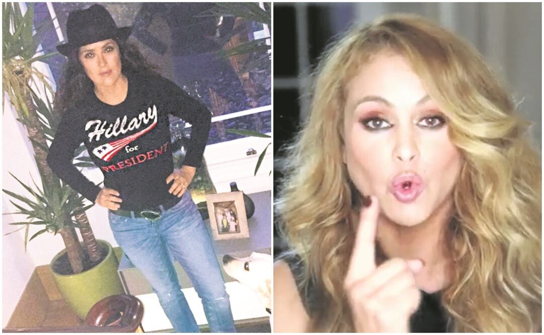 La actriz y la cantante han mostrado desde el inicio su simpatía por Clinton (FOTOS: INSTAGRAM)