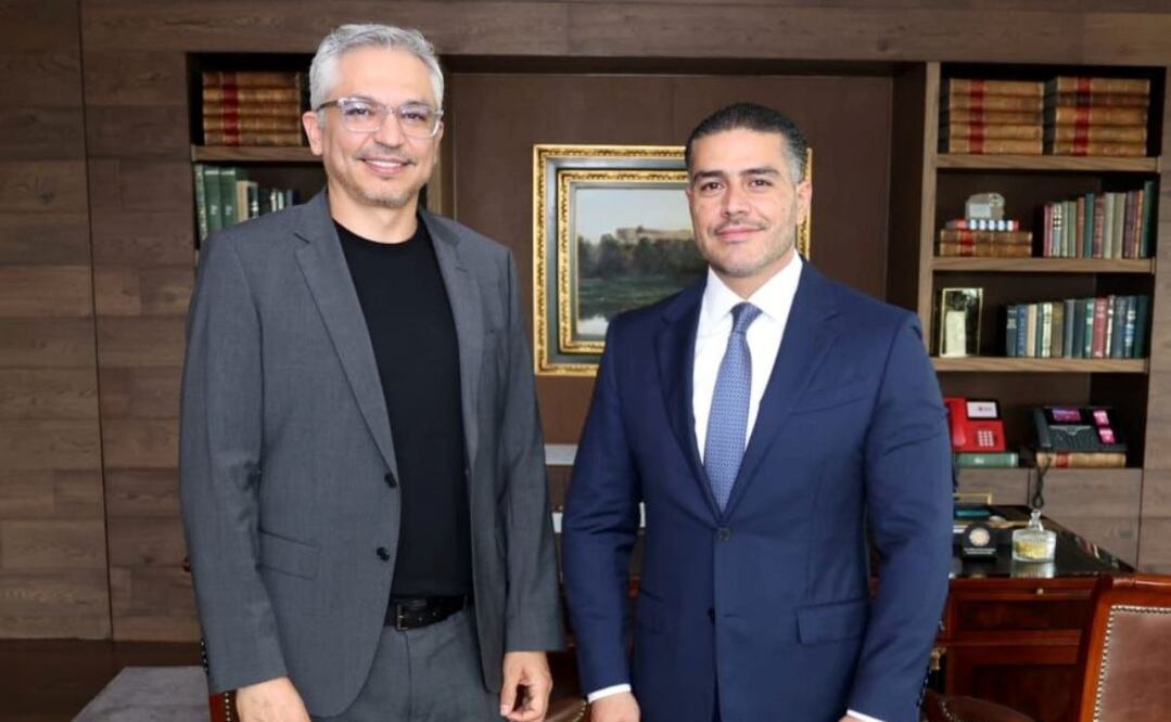 Omar García Harfuch junto a José Luis Rodríguez Díaz de León, a quien nombró Subsecretario de Política Criminal, Vinculación y Protección Civil. Foto: @OHarfuch