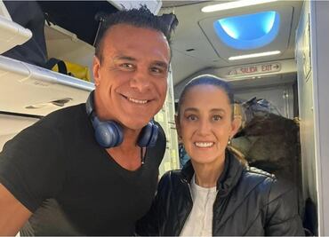 Alberto del Río presume encuentro con Claudia Sheinbaum; el gladiador la invitó a una función de lucha libre