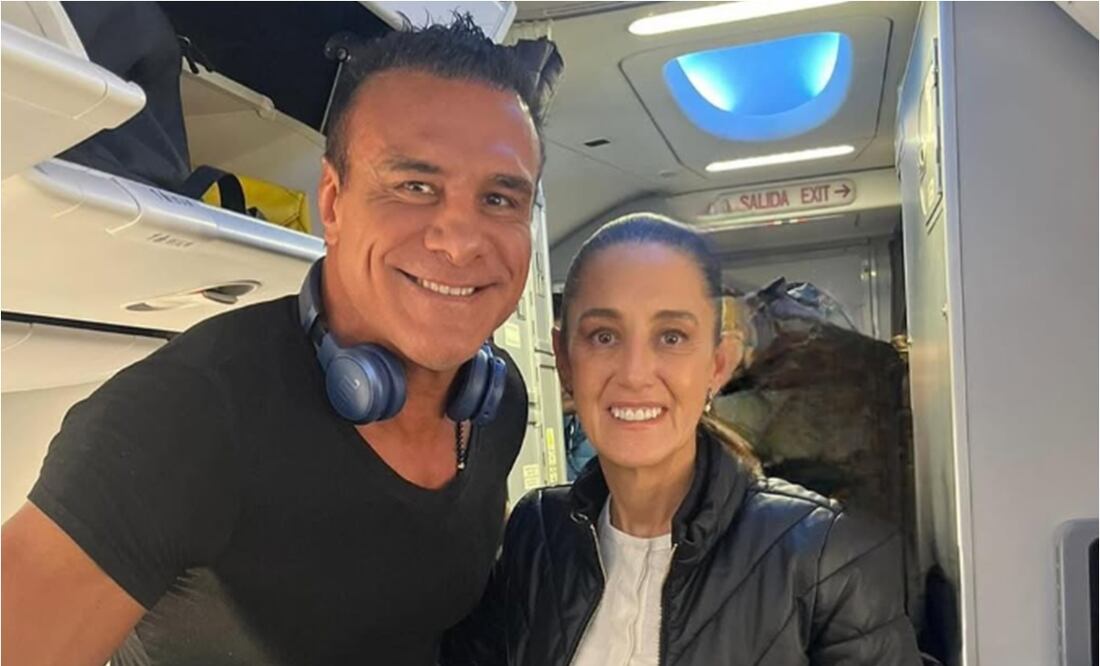 FOTO: Alberto del Río presume encuentro con Claudia Sheinbaum; el gladiador la invitó a una función de lucha libre - albertopatronpromotions