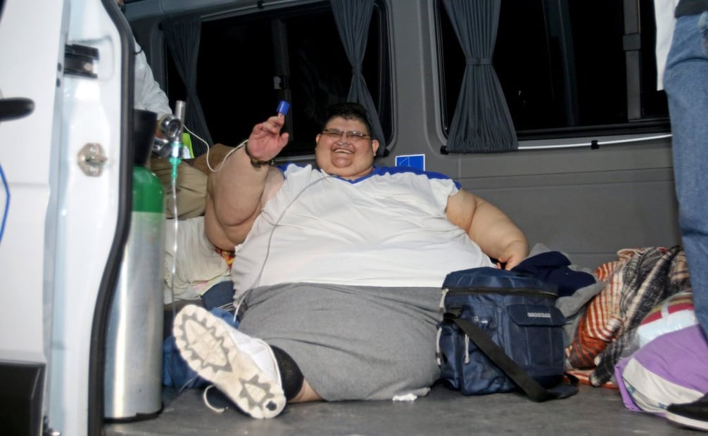 Juan Pedro Franco de 32 años de edad durante su arribó a la ciudad al Hospital Jardines. Foto: Cuartoscuro tomadas en 2016