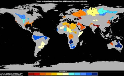 Principales reservas de agua se están agotando