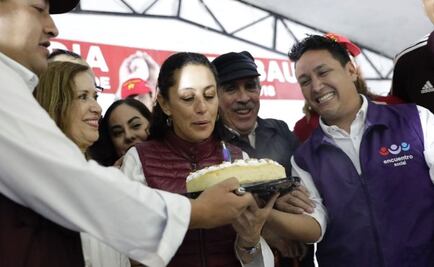 Adelantan cumpleaños a Sheinbaum en cierre de campaña de Coyoacán