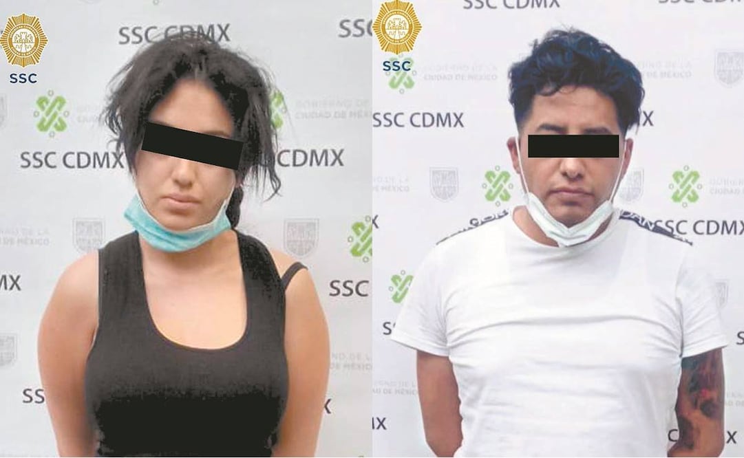 La mujer, que también se hacía llamar Yesenia, y Antonio “N” fueron ubicados cuando circulaban en un auto sin placas y con vidrios polarizados. Foto: Especial.