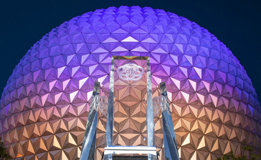 La esfera de Spaceship Earth, símbolo de Epcot, tiene 50 metros de diámetro. Foto: Cortesía Disney