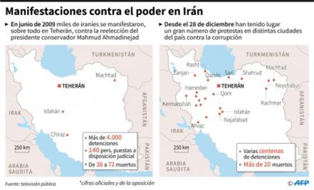 Casa Blanca analiza sancionar a Irán, pero evita pedir cambio de régimen