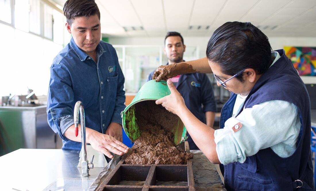 Michoacano crea ladrillos con nopal