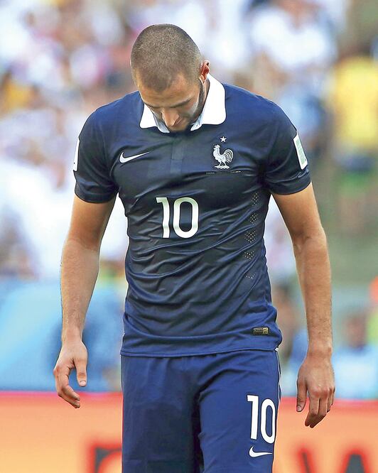 El francés hace su declaración del caso de extorsión en Versalles (ABEDIN TAHERKENAREH. EFE)